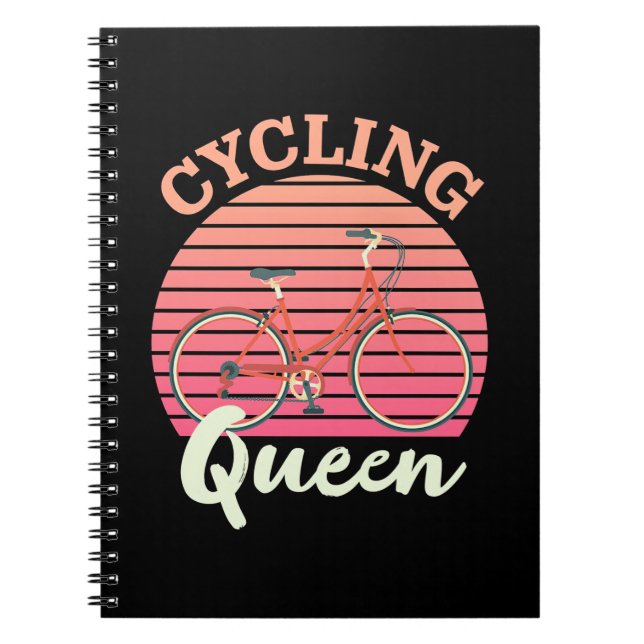 Caderno Espiral Ciclismo Rainha (Frente)