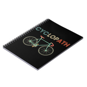 Caderno Espiral Ciclo Funny Bicicleta Ciclista Humor