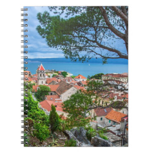 Caderno Espiral Cidade croata de Omis