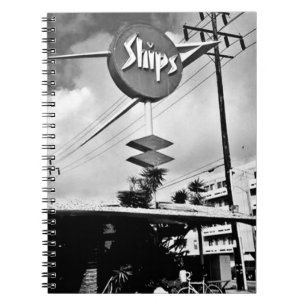 Caderno Espiral Cidade de Culver de Sinal de Navios