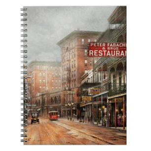 Caderno Espiral Cidade - Nova Orleans - Uma vista da St Charles Av