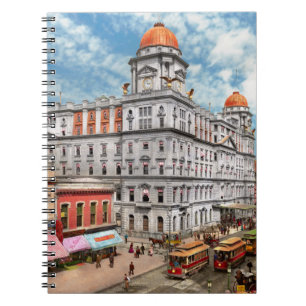 Caderno Espiral Cidade - NY - O Grand Central 1900 de curta duraçã