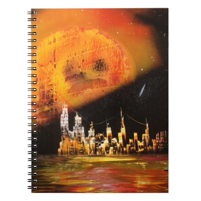 Caderno Espiral Cidade Planetária (Frente)