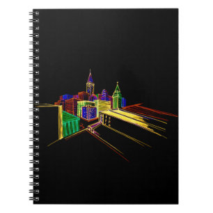 Caderno Espiral Cidade vibrante