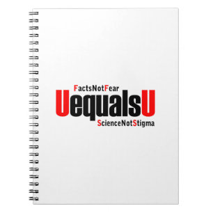 Caderno Espiral Ciência do HIV UEqualsU não é estigma