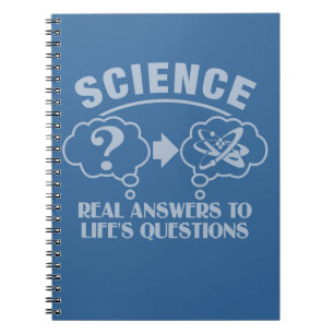 Caderno Espiral Ciência Responde ao notebook personalizado