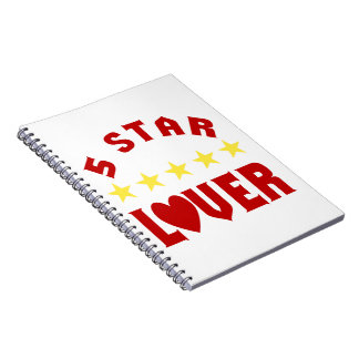 Caderno Espiral Cinco estrelas