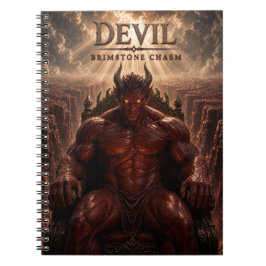 Caderno Espiral Cine Escuro Abismo de Enxofre do Diabo