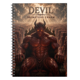 Caderno Espiral Cine Escuro Abismo de Enxofre do Diabo