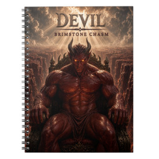 Caderno Espiral Cine Escuro Abismo de Enxofre do Diabo