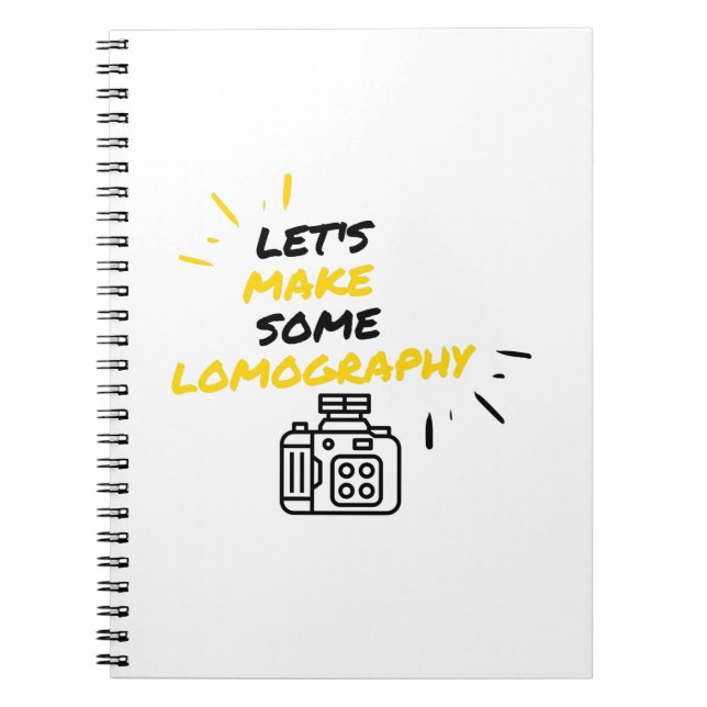 Caderno Espiral Cineasta Lomográfica (Frente)