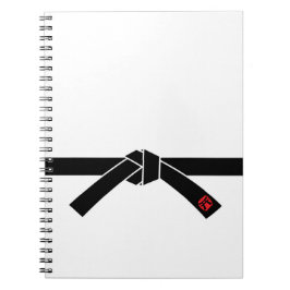 Caderno Espiral Cinturão Negro, Artes Marciais 黒 帯, 武 道