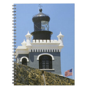 Caderno Espiral cinza de Fuerte San Felipe del Morro