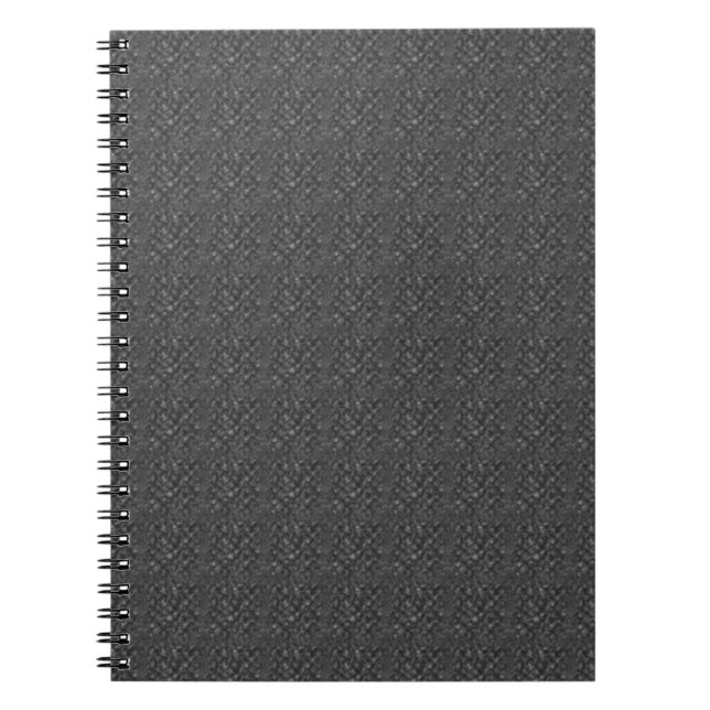 Caderno Espiral Cinza Flannel (Frente)