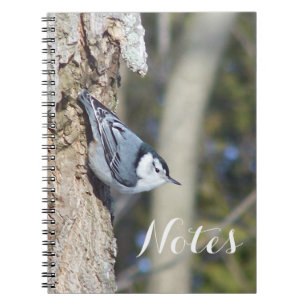 Caderno Espiral Cinzas e aves brancas