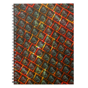 Caderno Espiral Cinzas "olhares enquadrados", esmaltes, quadrados