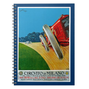 Caderno Espiral Circuito di Milano