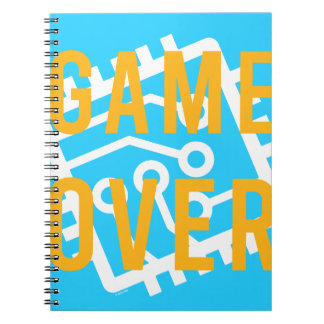 Caderno Espiral Circuito Digital Game Over