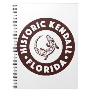 Caderno Espiral Círculo Kendall Flórida - Marrom