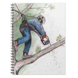 Caderno Espiral Cirurgião Árvore Arborista