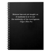 Citação da ciência Madness Edgar Allan Poe