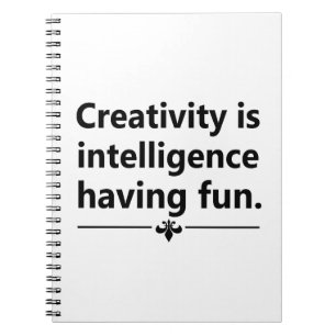 Caderno Espiral Citação da vida motivacional