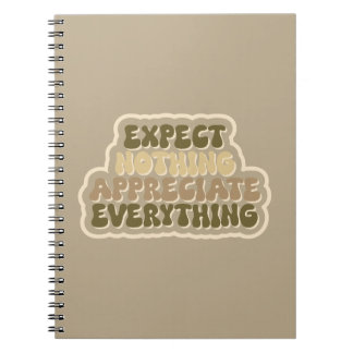 Caderno Espiral Citação de Gratidão