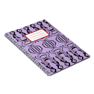 Caderno Espiral Citação de Tipografia Motivacional Retro Estilo Vi