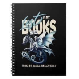 Caderno Espiral Citação do amante do livro Dragon e Fairy & Fantas