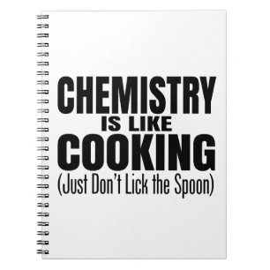Caderno Espiral Citação engraçada de professor de química