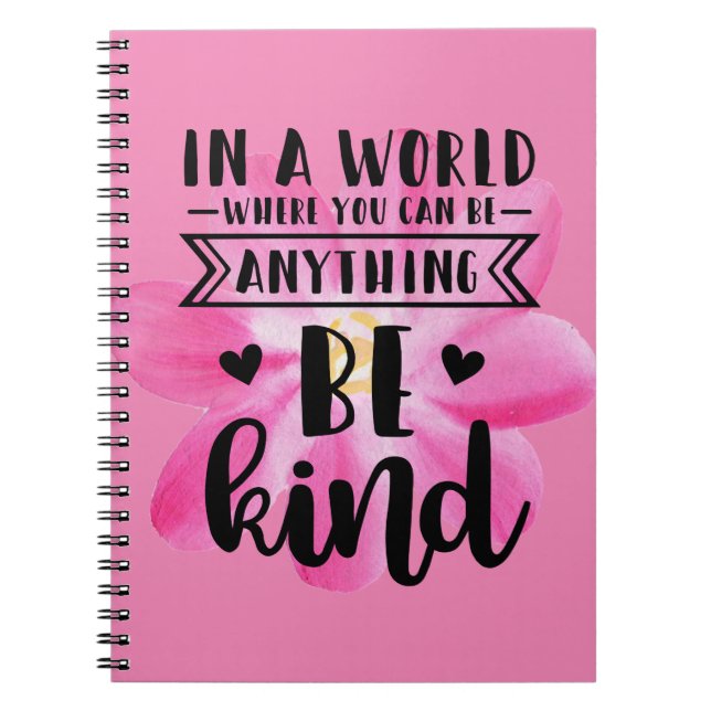 Caderno Espiral Citação Inspirativa (Frente)