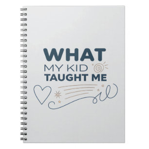 Caderno Espiral Citação Significativa que Meu Filho Me Ensinou