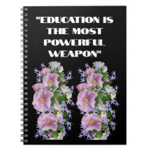 Citações de educação Flor personalizada Foto texto
