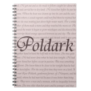 Caderno Espiral Citações de Poldark