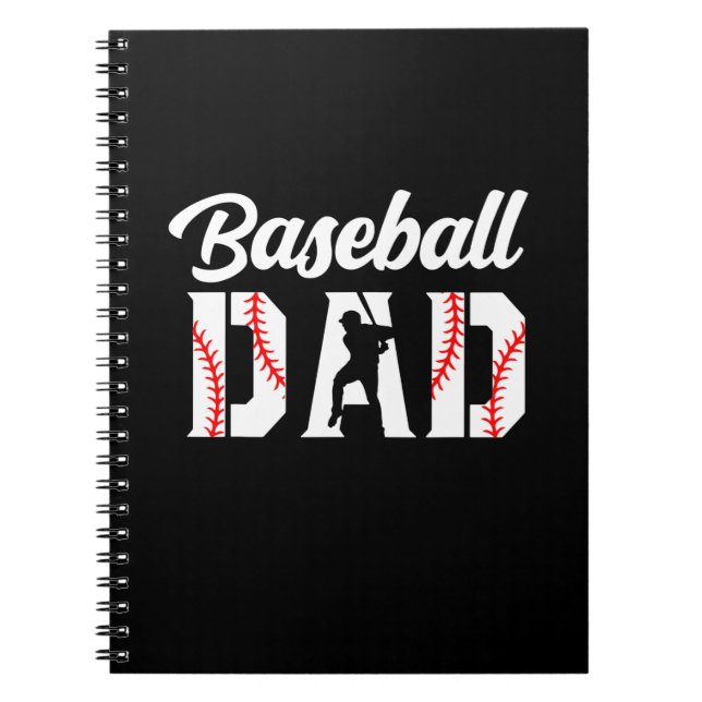 Caderno Espiral Citações do Avô | Pai de beisebol (Frente)