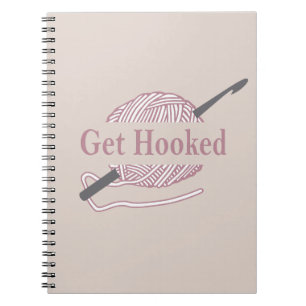 Caderno Espiral citações engraçadas de crochê