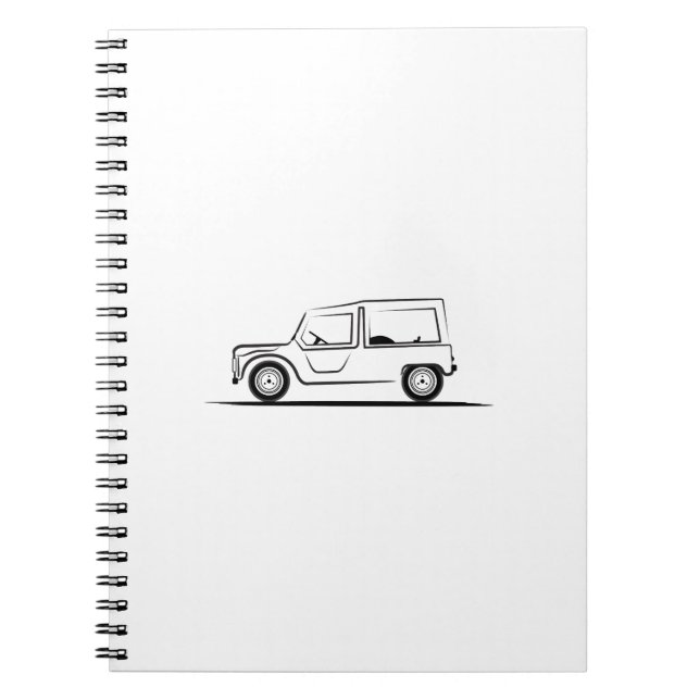 Caderno Espiral Citroen Mehari Citroën Mehari (Frente)