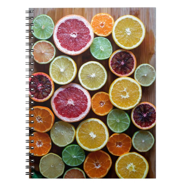Caderno Espiral citros (Frente)