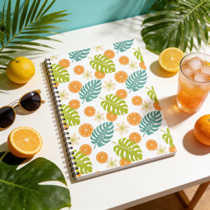 Caderno Espiral Citrus Tropical