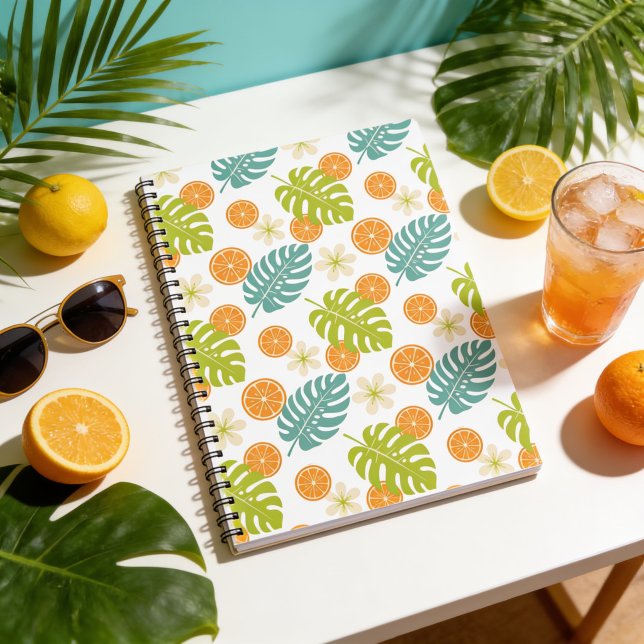 Caderno Espiral Citrus Tropical (Citrus Tropical Notebook)