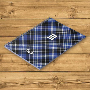 Caderno Espiral Clan Clark Tartan