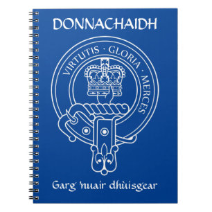 Caderno Espiral Clan Donnachaidh (Robertson) Crest & War Cry