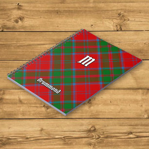 Caderno Espiral Clan Drummond Tartan