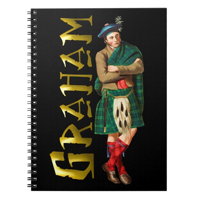 Caderno Espiral Clan Graham Scottish Highland Dreams (Frente)