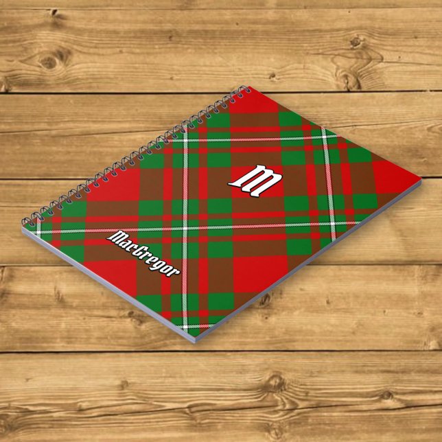Caderno Espiral Clan Gregor Tartan Notebook (Criador carregado)