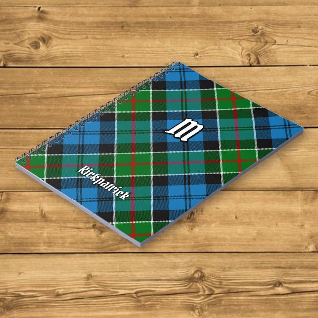 Caderno Espiral Clan Kirkpatrick Tartan (Criador carregado)