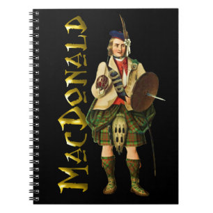Caderno Espiral Clan MacDonald Scottish Highland Dreams