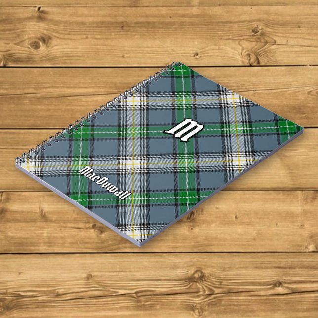 Caderno Espiral Clan MacDowall Tartan (Criador carregado)