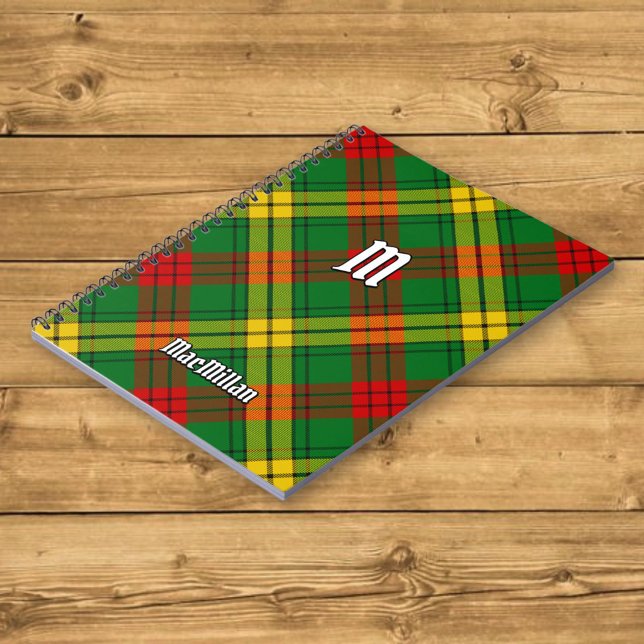 Caderno Espiral Clan MacMillan Tartan (Criador carregado)