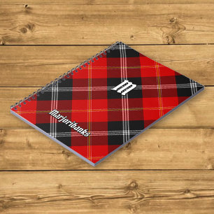 Caderno Espiral Clan Marjoribanks Tartan